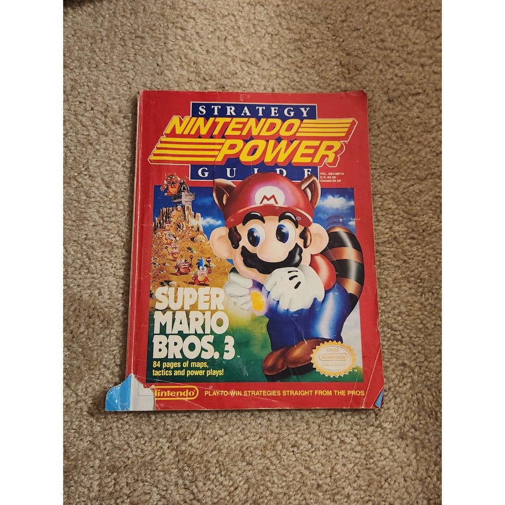 Super Mario Bros 3 Strategy Guide (Nintendo, 1990)